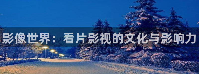 yy4480影视网站：影像世界：看片影视的文化与影响力